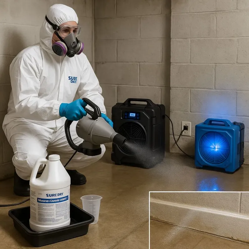 Sanitization and Odor Removal process in North Catasauqua, PA