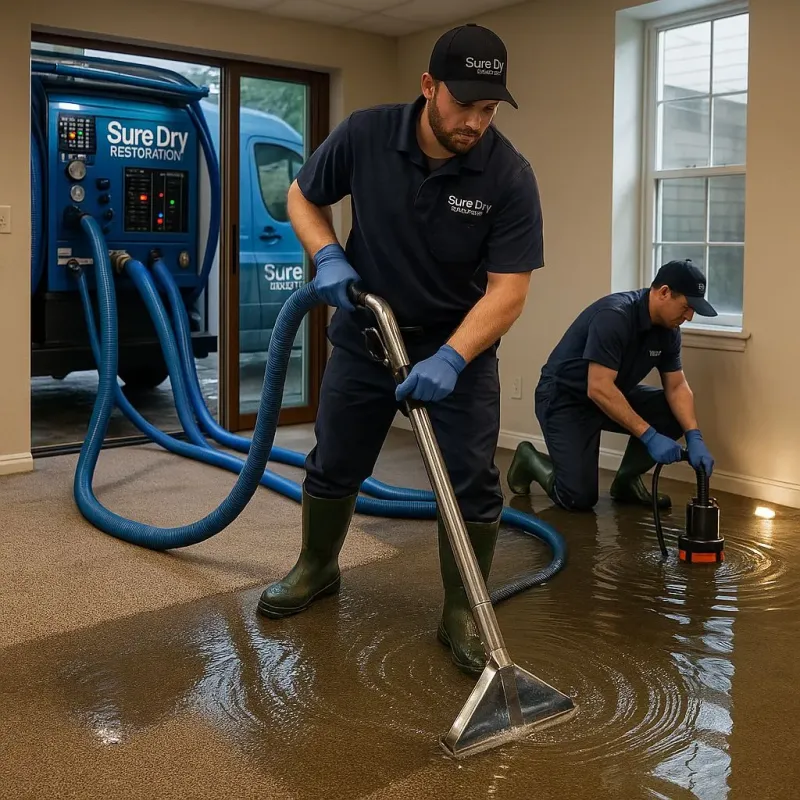 Water Extraction and Removal process in North Catasauqua, PA